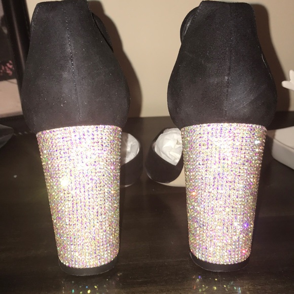 Kate Spade Aurora Borealis BLING Statement Heels - Picture 3 of 8